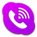 Skype Phone Alt Purple Icon 128x128 png